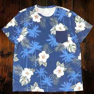 PatPat Blue Floral Men's Tee